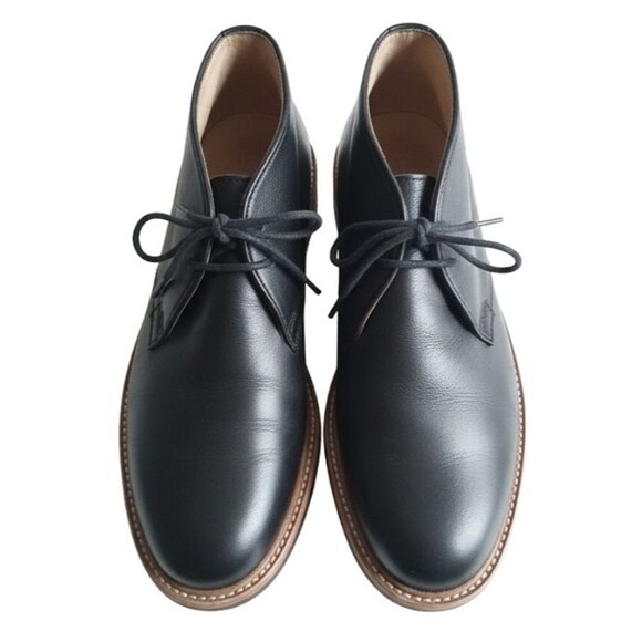 GH Bass and Co Mens Black Leather Chukka Desert Boots Size 9M Heritage Normcore main image 10